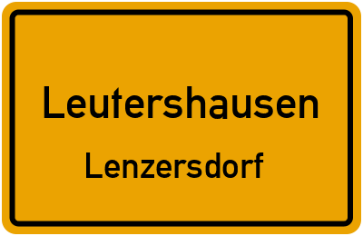 Straßenverzeichnis Leutershausen Lenzersdorf