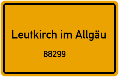 88299 Leutkirch im Allgäu