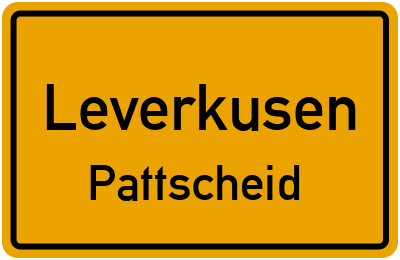 Straßenverzeichnis Leverkusen Pattscheid