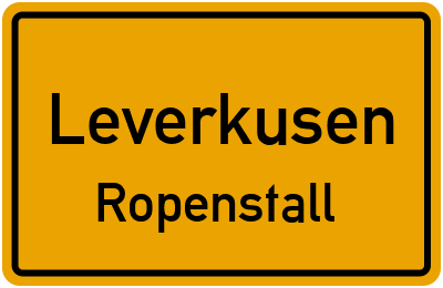 Straßenverzeichnis Leverkusen Ropenstall