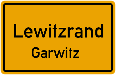 Straßenverzeichnis Lewitzrand Garwitz