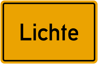Branchenbuch Lichte, Thüringen