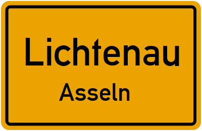 Straßenverzeichnis Lichtenau Asseln