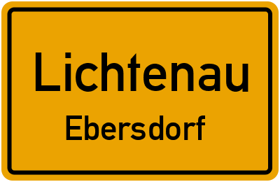 Straßenverzeichnis Lichtenau Ebersdorf