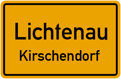 Straßenverzeichnis Lichtenau Kirschendorf