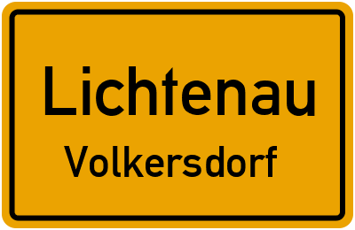 Straßenverzeichnis Lichtenau Volkersdorf