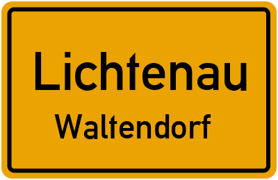Straßenverzeichnis Lichtenau Waltendorf