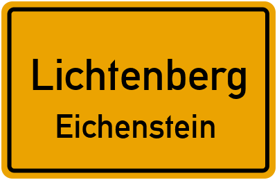 Straßenverzeichnis Lichtenberg Eichenstein