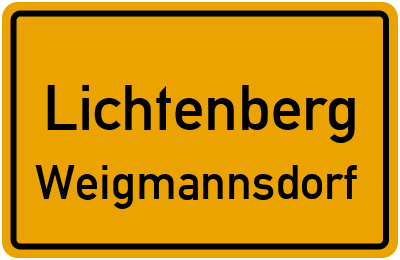 Straßenverzeichnis Lichtenberg Weigmannsdorf