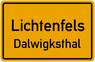 Straßenverzeichnis Lichtenfels Dalwigksthal