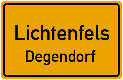 Straßenverzeichnis Lichtenfels Degendorf