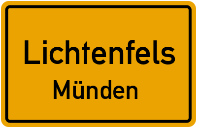 Straßenverzeichnis Lichtenfels Münden