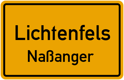 Straßenverzeichnis Lichtenfels Naßanger