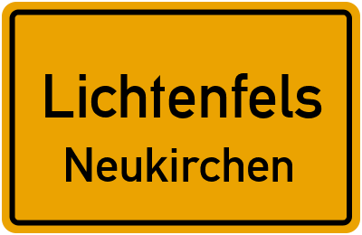 Straßenverzeichnis Lichtenfels Neukirchen