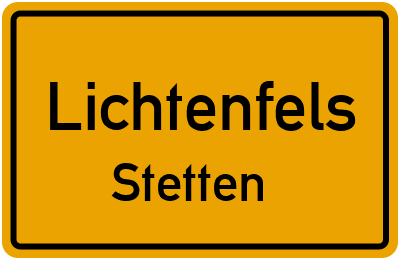 Straßenverzeichnis Lichtenfels Stetten