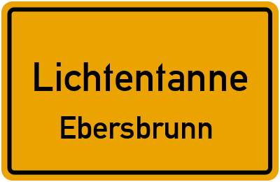 Straßenverzeichnis Lichtentanne Ebersbrunn