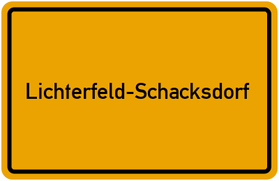 Lichterfeld-Schacksdorf