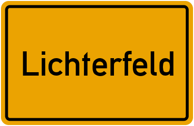 Lichterfeld in Brandenburg