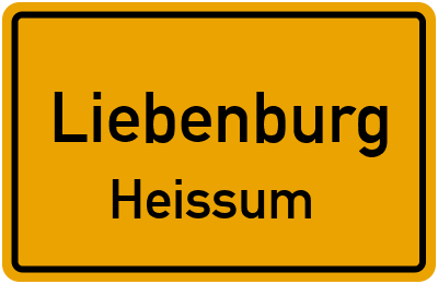 Straßenverzeichnis Liebenburg Heissum