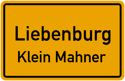 Straßenverzeichnis Liebenburg Klein Mahner