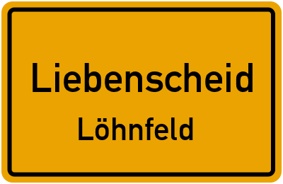 Straßenverzeichnis Liebenscheid Löhnfeld