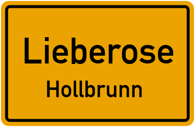 Straßenverzeichnis Lieberose Hollbrunn