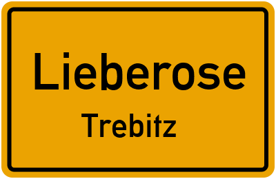 Straßenverzeichnis Lieberose Trebitz