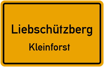 Straßenverzeichnis Liebschützberg Kleinforst