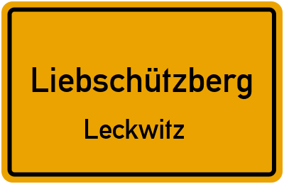 Straßenverzeichnis Liebschützberg Leckwitz