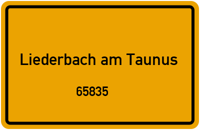 65835 Liederbach am Taunus