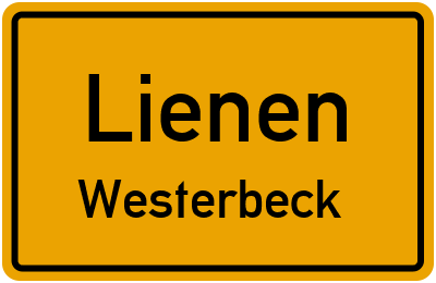Straßenverzeichnis Lienen Westerbeck