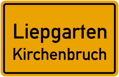 Straßenverzeichnis Liepgarten Kirchenbruch