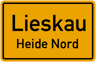 Straßenverzeichnis Lieskau Heide Nord