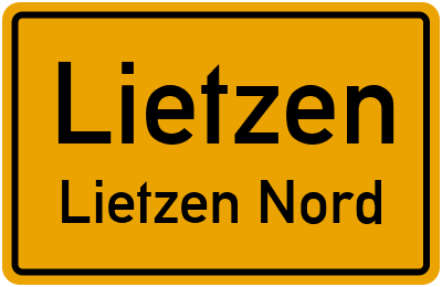 Straßenverzeichnis Lietzen Lietzen Nord