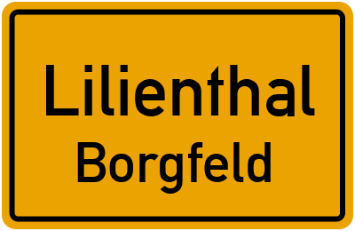 Straßenverzeichnis Lilienthal Borgfeld
