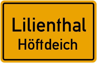 Straßenverzeichnis Lilienthal Höftdeich