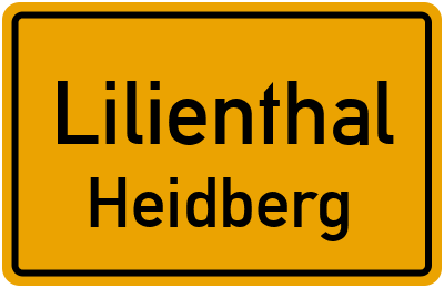 Straßenverzeichnis Lilienthal Heidberg