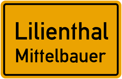 Straßenverzeichnis Lilienthal Mittelbauer