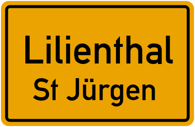 Straßenverzeichnis Lilienthal St Jürgen