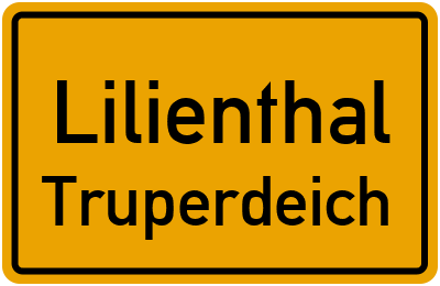 Straßenverzeichnis Lilienthal Truperdeich