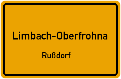 Straßenverzeichnis Limbach-Oberfrohna Rußdorf