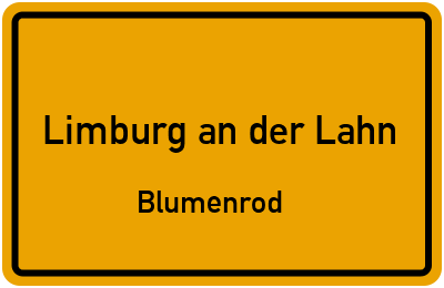 Straßenverzeichnis Limburg an der Lahn Blumenrod