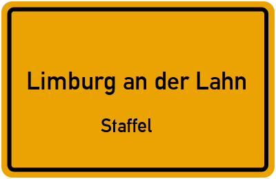 Straßenverzeichnis Limburg an der Lahn Staffel