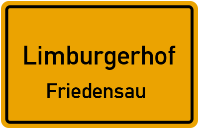 Straßenverzeichnis Limburgerhof Friedensau