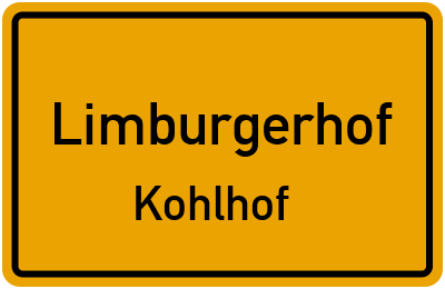 Straßenverzeichnis Limburgerhof Kohlhof