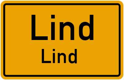 Straßenverzeichnis Lind Lind