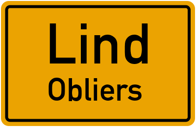 Straßenverzeichnis Lind Obliers