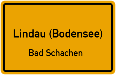Straßenverzeichnis Lindau (Bodensee) Bad Schachen