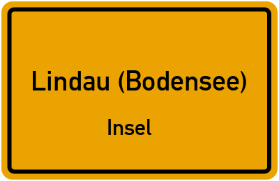 Straßenverzeichnis Lindau (Bodensee) Insel