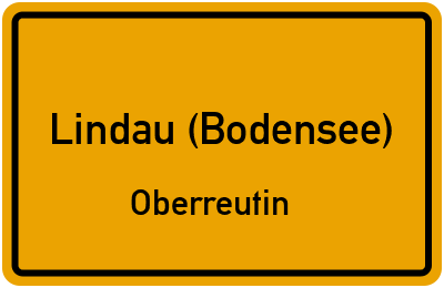 Straßenverzeichnis Lindau (Bodensee) Oberreutin